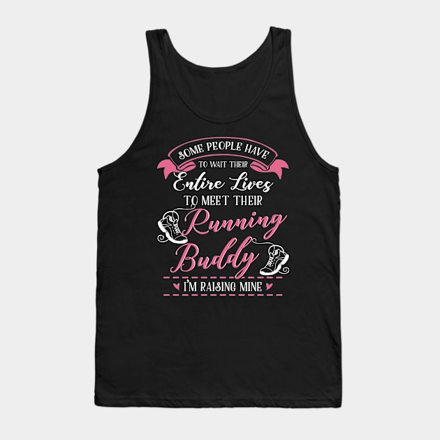 Running Mom and Baby Matching T-shirts Gift Tank Top by KsuAnn